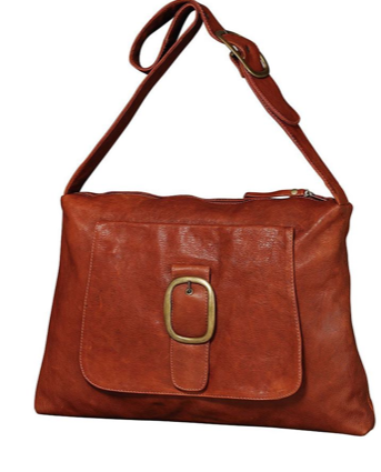 Elana Messenger Bag - Rust